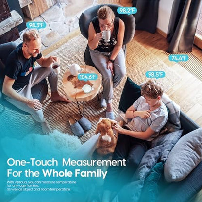 Thermometer for Adults and Kids, Fast Accurate Baby Thermometer, Fever Alarm & Mute Mode, Baby Essentials - Lifetime Support