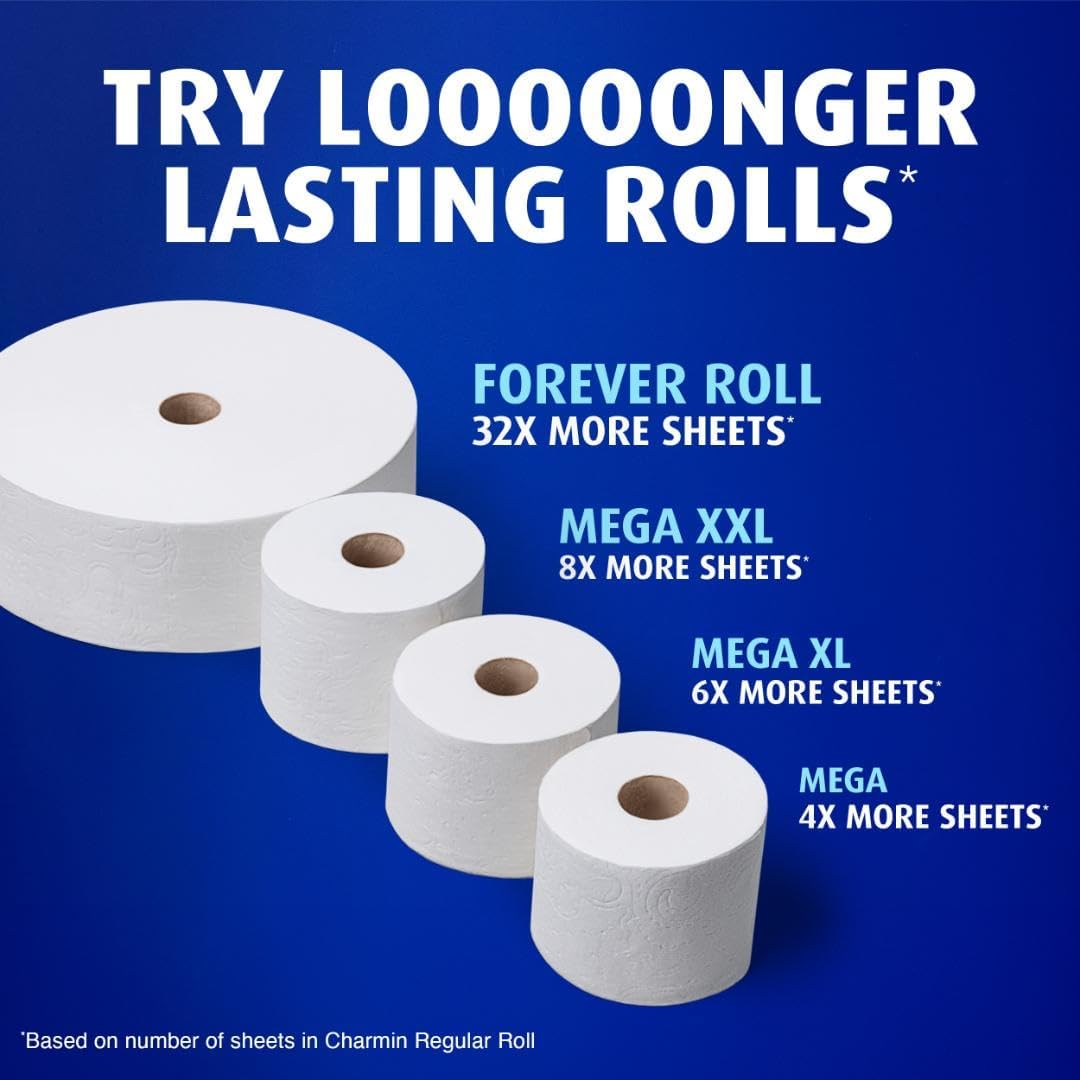 Charmin Ultra Soft Toilet Paper, 6 Mega Rolls = 24 Regular Rolls