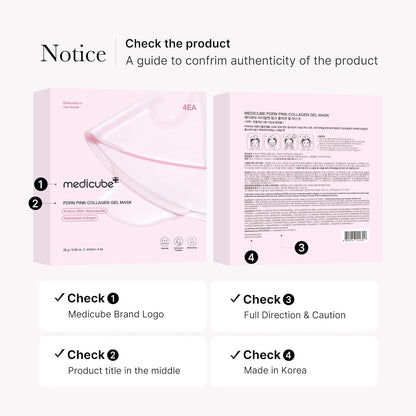 medicube Jelly Gel Mask with Salmon DNA PDRN Pink Collagen | Overnight Face Mask for Glass Glow Skin | Elasticity, Hydrating, Firming and Moisturizing | Korean Skincare, 28g x 4ea