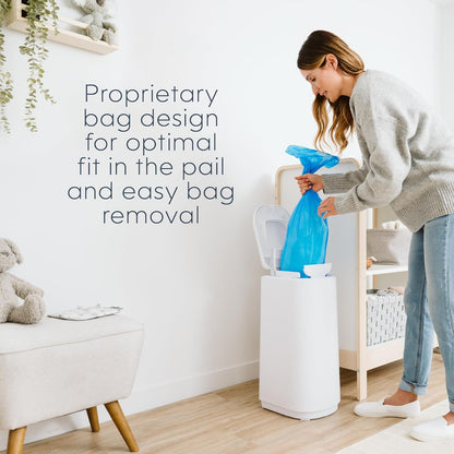 Diaper Genie Easy Roll Refill | 30 Bags Per Refill | Holds Up to 1410 Newborn Diapers | Odor Control | Diaper Pail Refill Bags | Fits Diaper Genie Signature & Platinum Pails