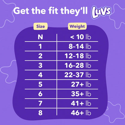 Luvs Diapers - Size 5, 172 Count, Bluey Platinum Protection Baby Diaper