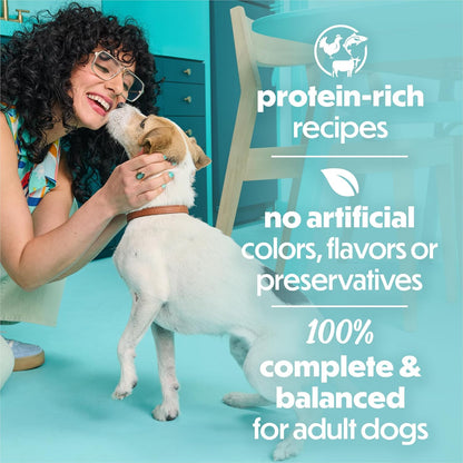 Beneful Purina Small Breed Wet Dog Food Variety Pack, IncrediBites With Real Beef, Chicken and Salmon - (Pack of 30) 3 Oz. Cans
