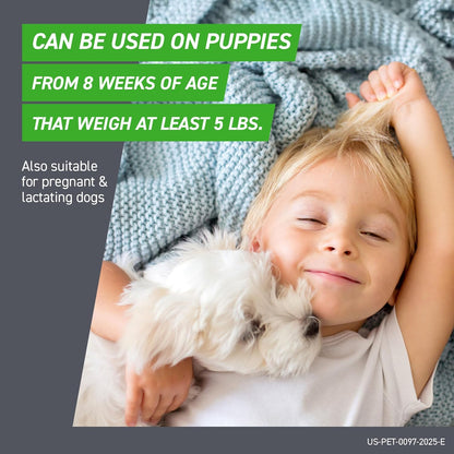 FRONTLINE Plus Flea and Tick Treatment for Small Dogs Upto 5 to 22 lbs. 3 Treatments